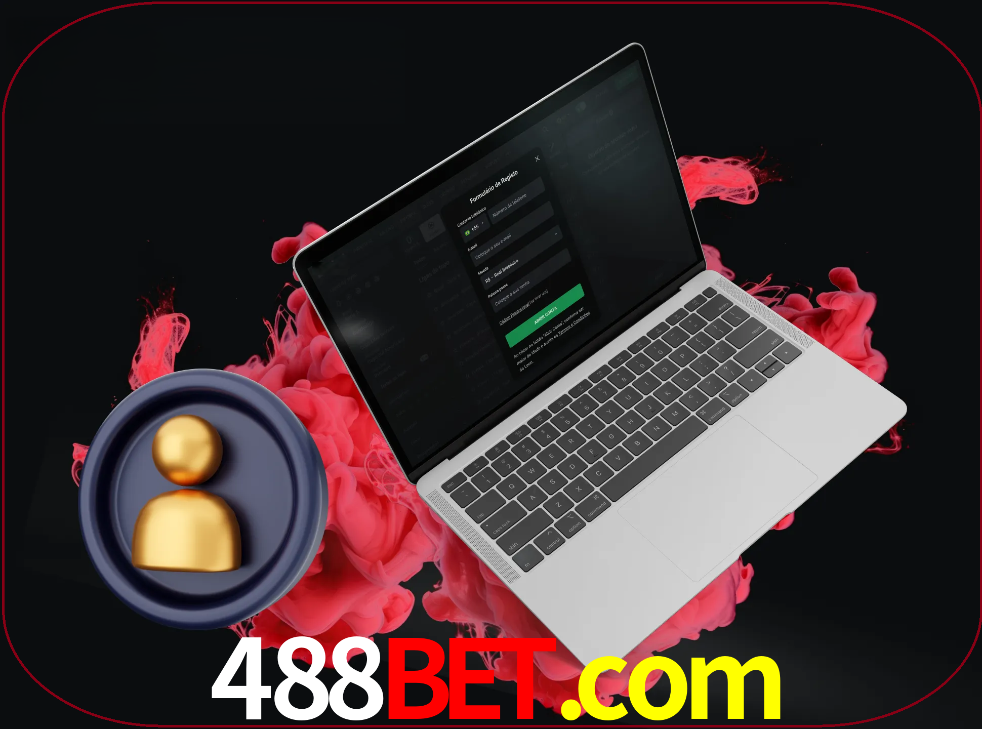 No cabeçalho do site 488bet, clique no botão que o levará a um formulário especial onde terá de introduzir as suas informações actuais.