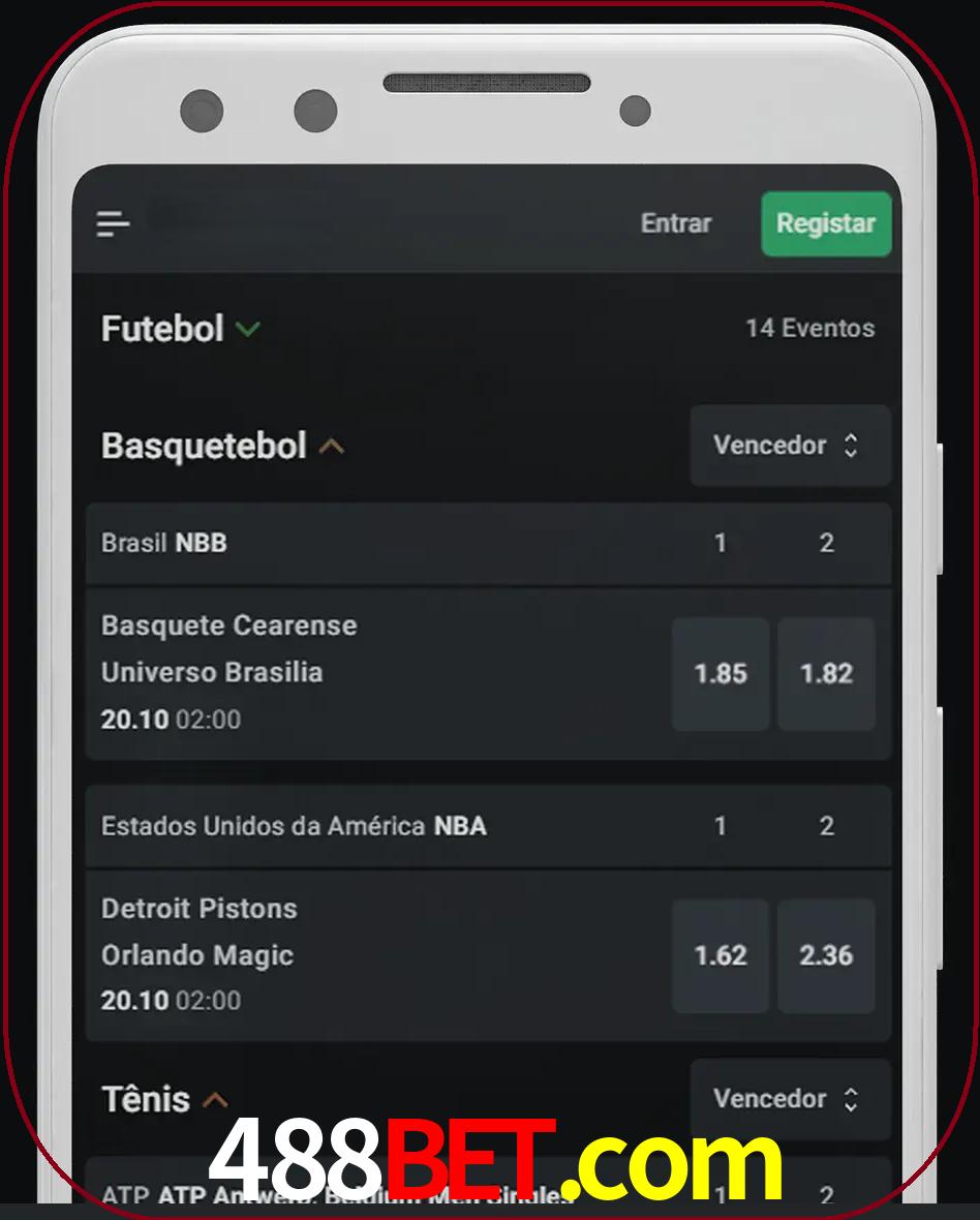 Aposte e assista aos esportes em formato ao vivo.