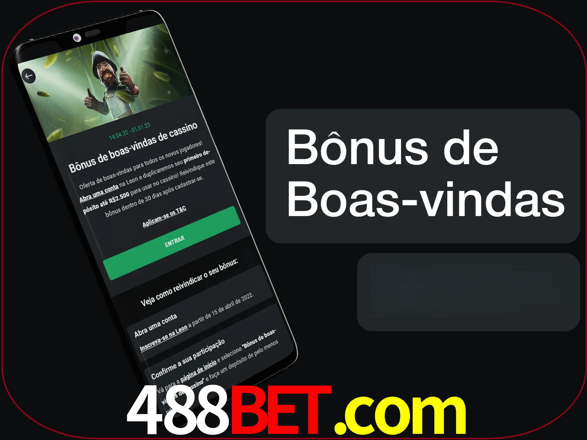 Não se esqueça de usar o bônus de boas-vindas.